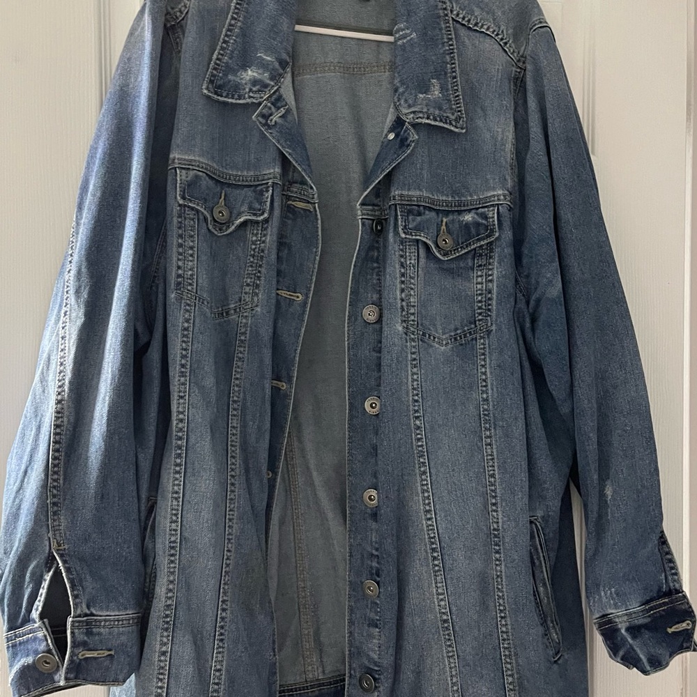 Denim Longline Jacket